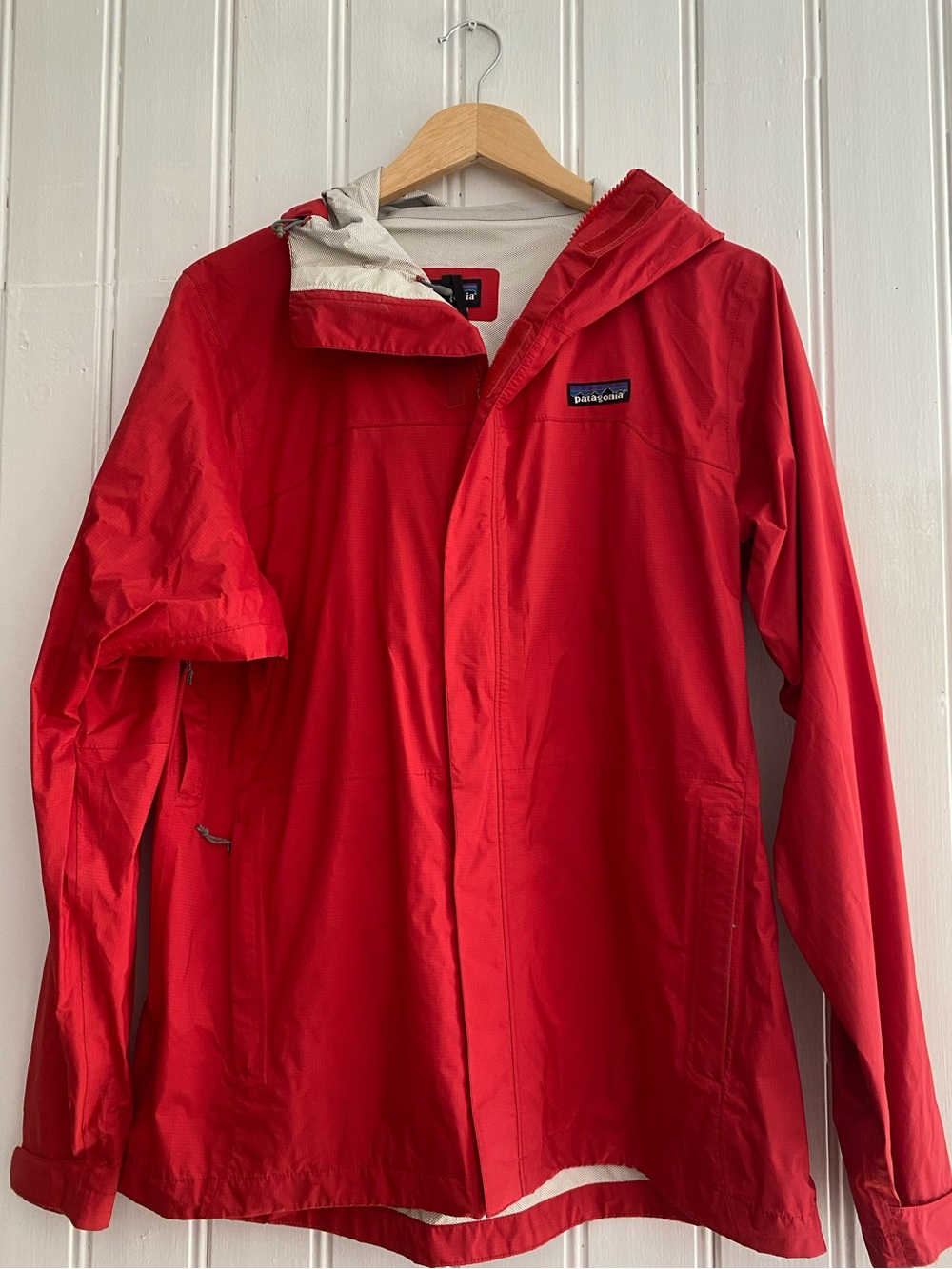 PATAGONIA h2no red rain jacket size women’s large